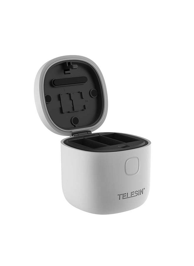 TELESIN - TELESIN Hero 11 Battery for Gopro, Triple Charger SD Card Reader Kit for GoPro Hero 11, Hero10, Hero 9 Black, Allinbox Charger & 3-Pack Go pro 11 Batteries - Image 1