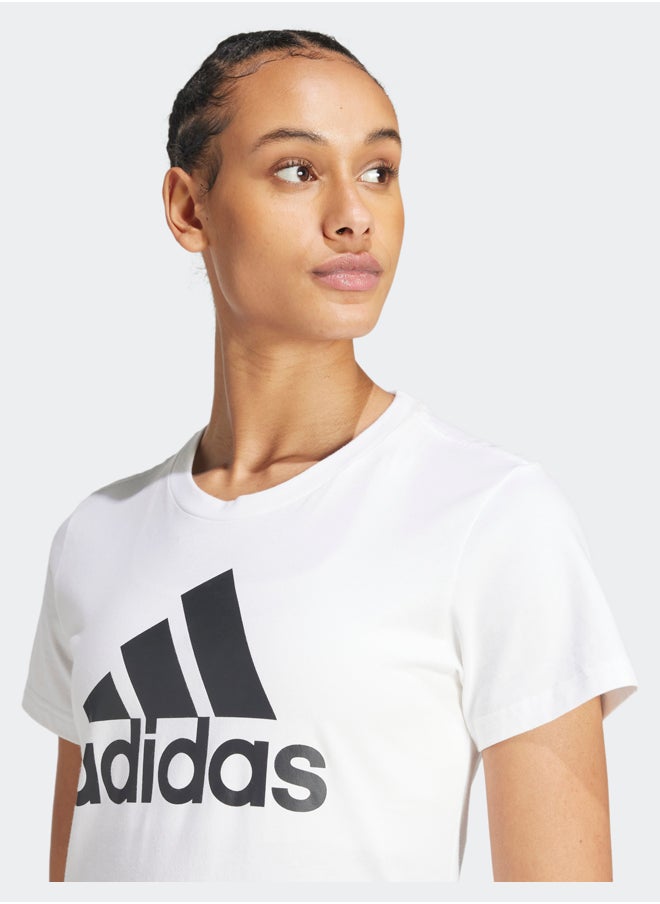 Adidas Essentials Logo T-Shirt  - Image 4