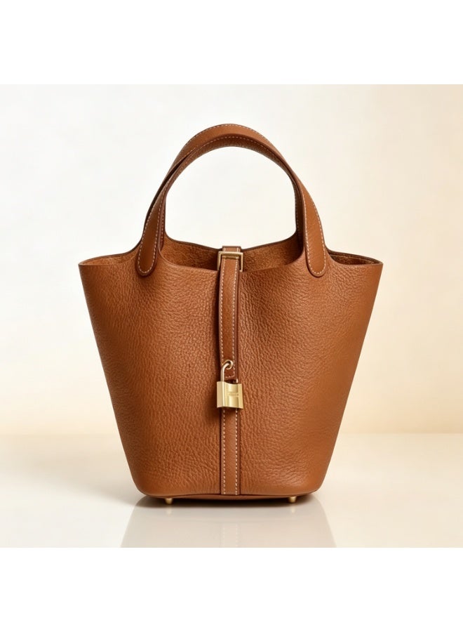Women's Bucket Bag, Elegant Tote Handbag, Large Capacity Crossbody Tote Purse, Large Capacity Commuter Purse, Perfect Gift for Women - Image 1