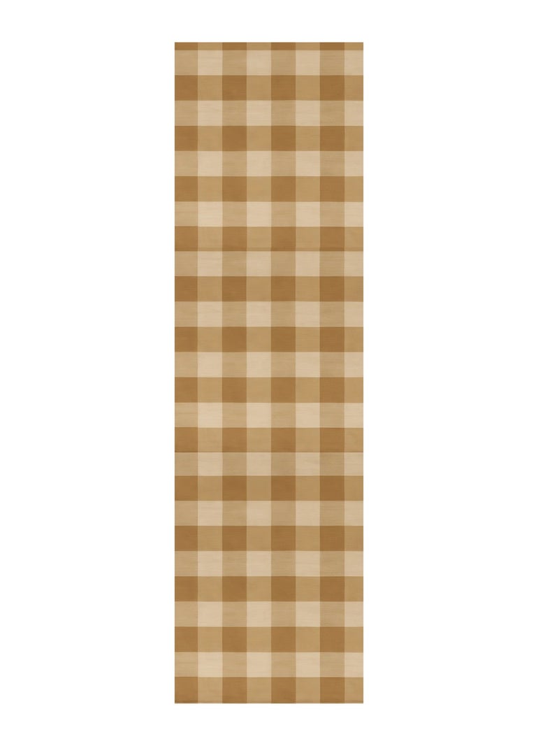 ديكوريور رينر للطاولات 40x140 cm  من جلد كر سبي عالي الجودة 1 مم  - الوان عالية الجودة - سهل التنظيف - Image 1