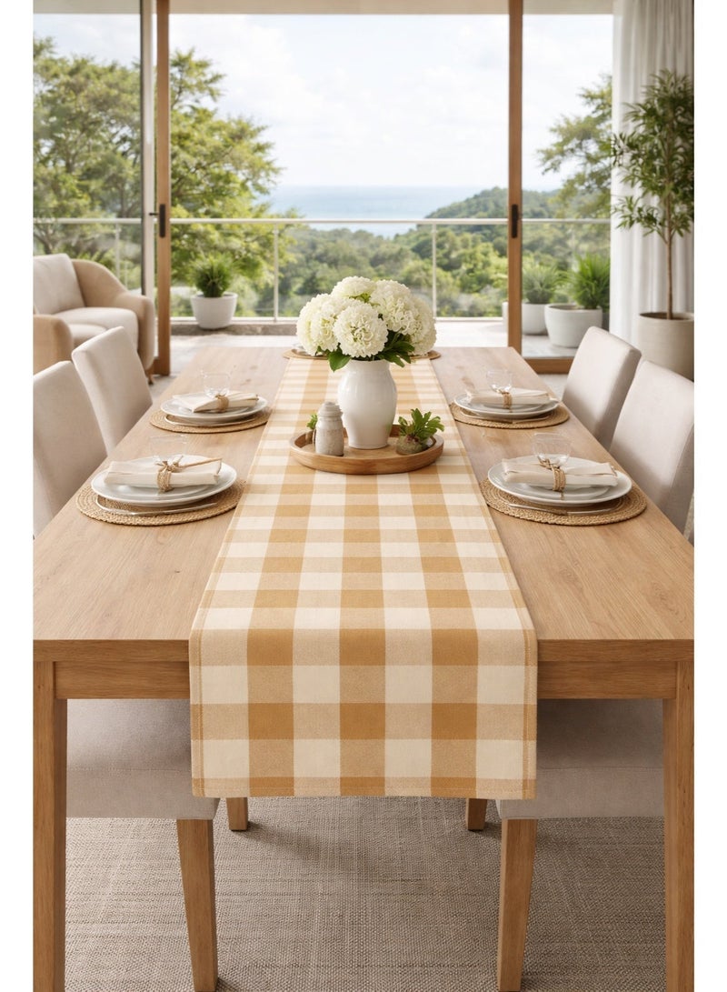ديكوريور رينر للطاولات 40x140 cm  من جلد كر سبي عالي الجودة 1 مم  - الوان عالية الجودة - سهل التنظيف - Image 2