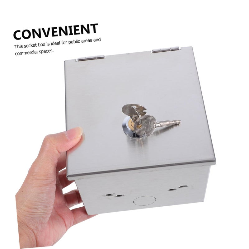 Weatherproof Outdoor Electrical Box Heavy Duty Lockable Socket Case - Image 5