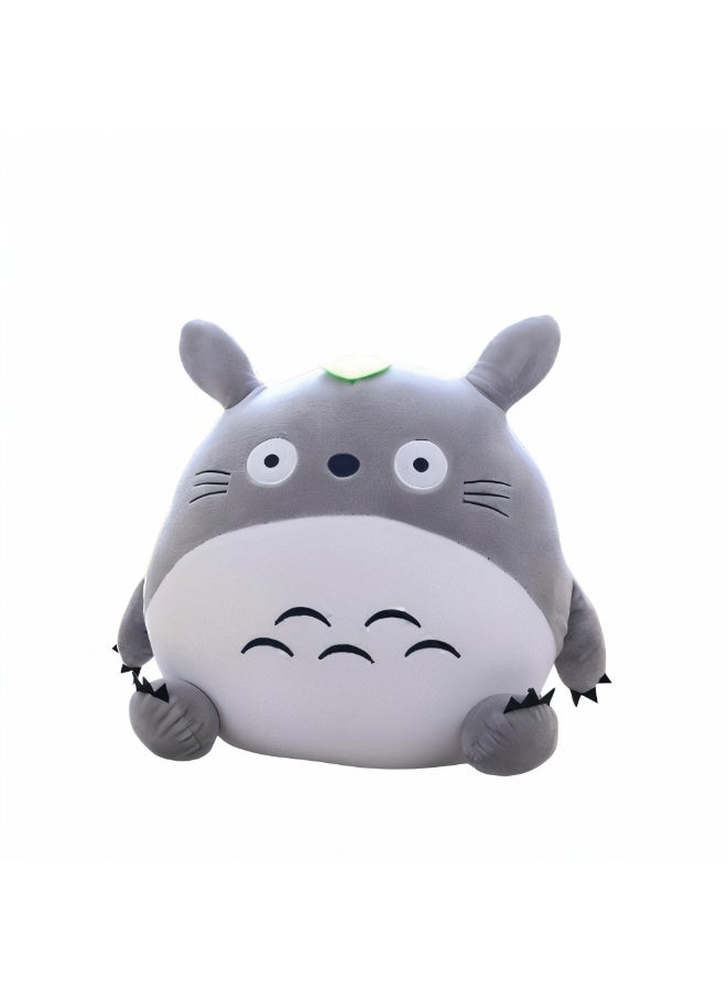 MiniMe 2-in-1 Totoro Plush Animal Pillow & Travel Blanket | 12–60 Months | Grey & White | Plush & Fleece | Includes Totoro Pillow & Cozy Blanket | Portable & Easy To Clean | Ideal For Travel & Home - Image 1