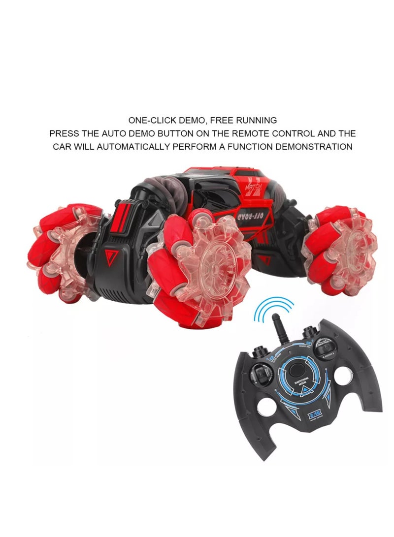 MAGIC VAULT RC Stunt Car Remote Control Watch Gesture Sensor Deformable Electric Toy Cars All Terrain Speed 2.4GHz 4WD 360°Rotation Whirligig Off-road Vehicle Gift for Kids Boys Birthday - Image 3