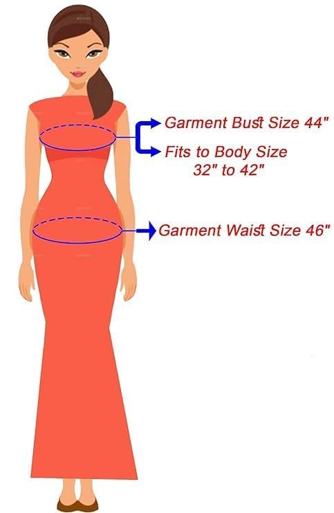 YUKATA Nighty for Women Cotton Printed Maxi Gown Ankle Length Nighty Night Dress Gown for Women Maxi - Free Size (Pack of 2) (Free Size, Blue&Brown) - Image 2