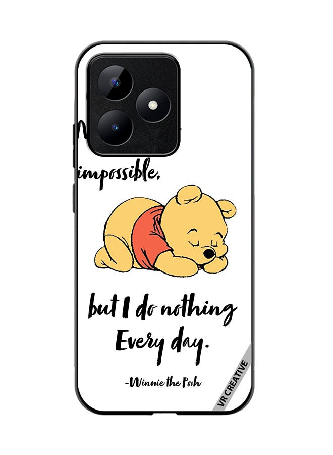 VR CREATIVE Protective Case Cover For Realme C53 Nothing Winnie Design Multicolour - Image 1