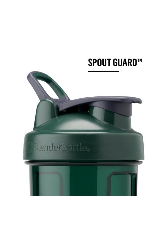 BlenderBottle Shaker Bottle Pro Series Perfect for Protein Shakes and Pre Workout, 24-Ounce, Black/Clear - Image 4