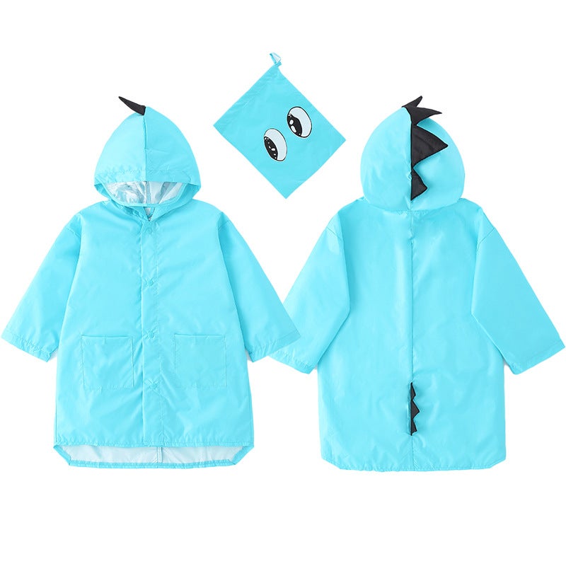 Little Dinosaur Waterproof And Windproof Poncho For Children, Boys And Girls, Kindergarten Raincoat, Ins - Image 1
