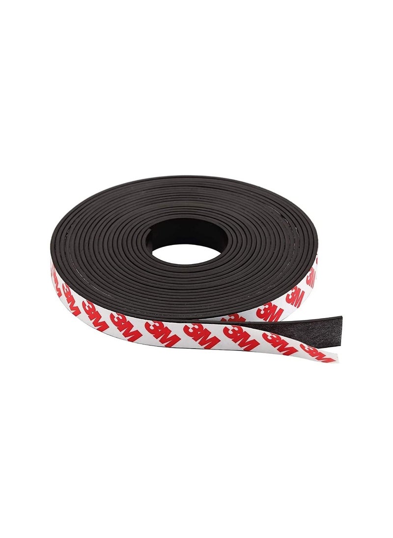 BESTPICKS - Magnetic Tape with Adhesive, Magnet Tape Roll with 3M Strong Adhesive Backing. Perfect for DIY, Art Projects, whiteboards & Fridge Organization 20 mm Wide x 1 Meter Long - Image 1
