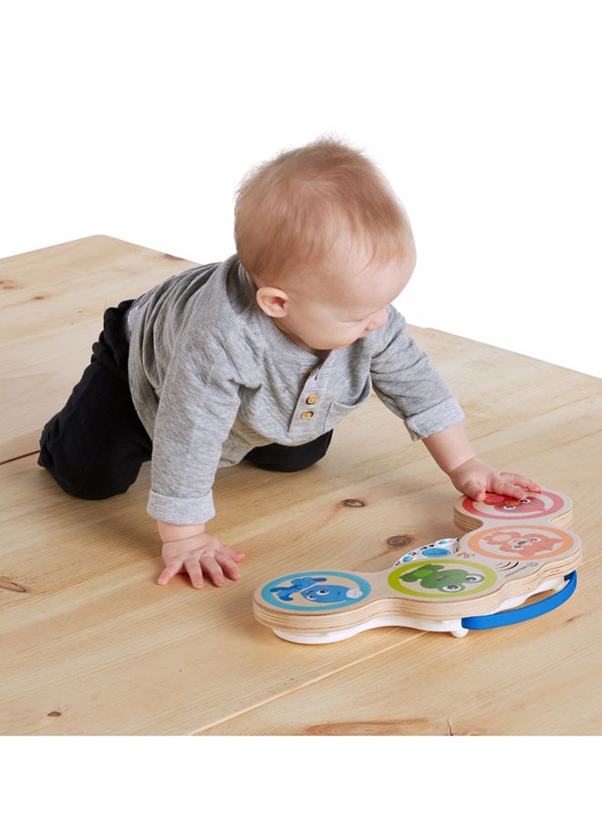 Baby Einstein - Hape Magic Touch Drums Wooden Musical Toy, Drum Set with Magic Touch Technology, Volume Control & Classical Tunes, Ages 6 Months+ - Image 1