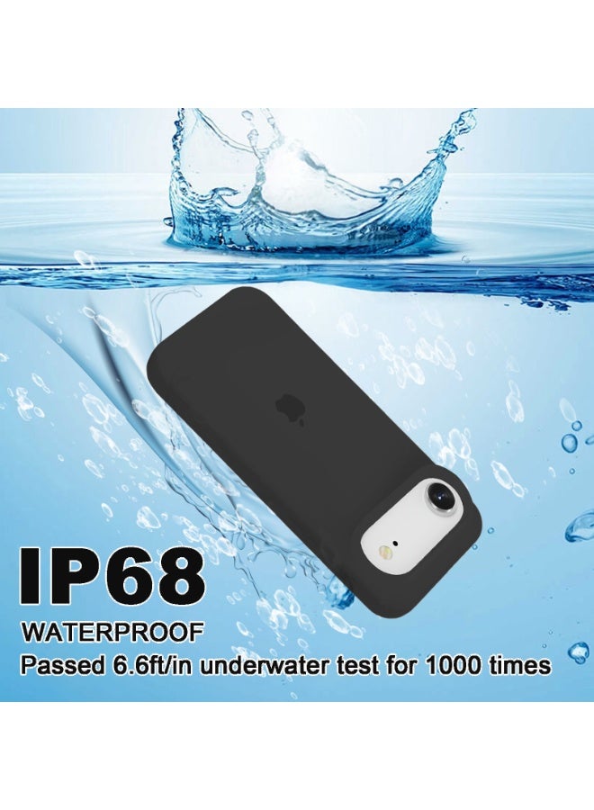 أوللاي حافظة واقية لهاتف iPhone 17 Air، مصنوعة من مادة السيليكون، مقاومة للصدمات مع حماية عدسة الكاميرا وتغطية زر التحكم، غطاء واقي للهاتف المحمول مضاد للصدمات، متوافق مع ملحقات MagSafe، أسود - Image 4