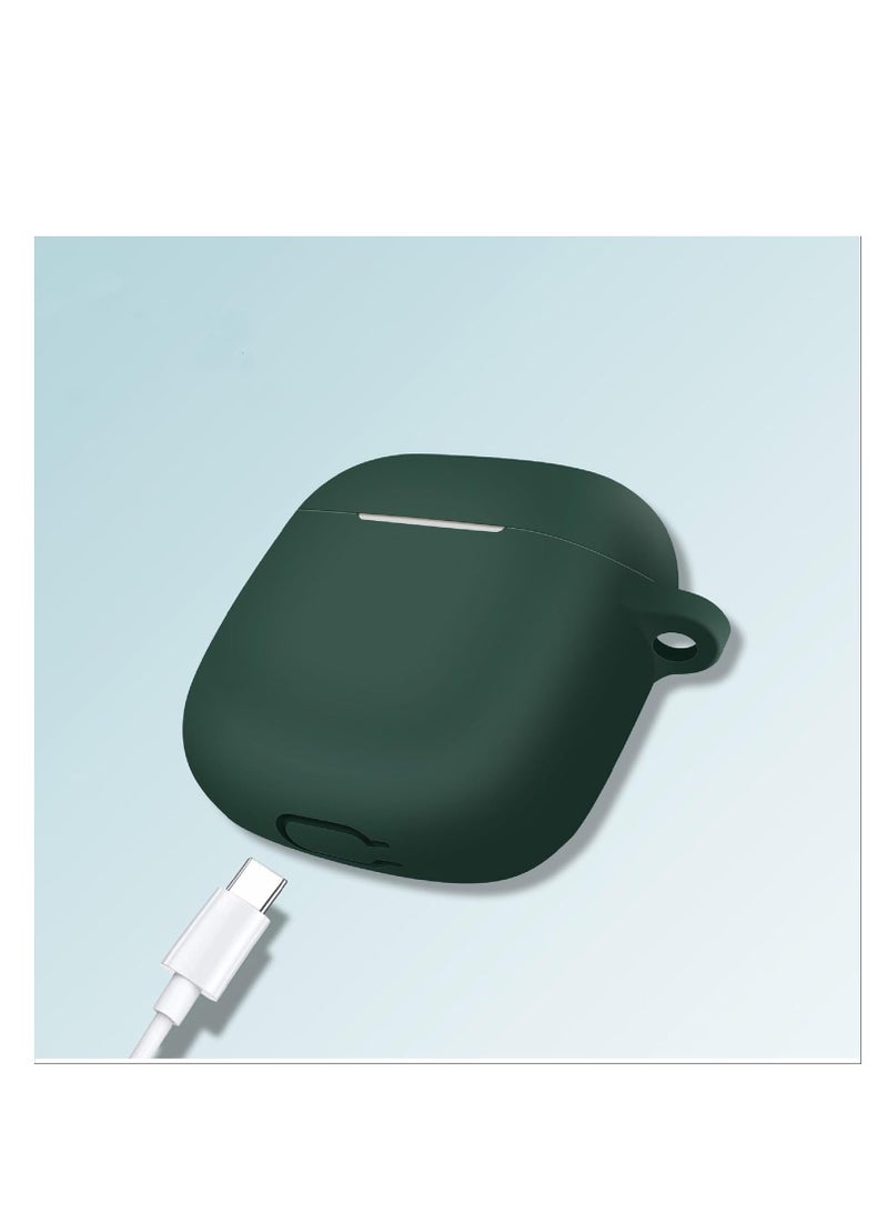 shomira Silicone Case Compatible with Huawei Freebuds SE 3 Earbuds, Soft Silicone Protective Case Cover, Shockproof Sleeve with Carabiner (Green) - Image 4