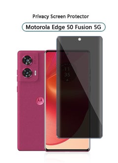 X-level Privacy Screen Protector for Motorola Edge 50 Fusion 5G Tempered Glass, 9H Hardness Anti-Spy Anti-Scratch Anti-Dust Bubble-Free Tempered Film Easy Installation  - Image 1