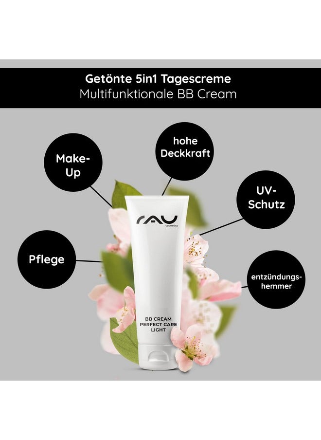 rau cosmetics Rau Bb Cream Perfect Care Light Spf 12 (2.55 Oz) Tinted Day Cream For A Flawless Even Complexion Covering Pimples & Redness High Coverage Various Shades: Light Natural Medium Bronze  - Image 4
