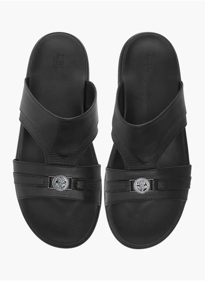 ال بي ال من شو اكسبرس Textured Arabic Slip-On Sandals