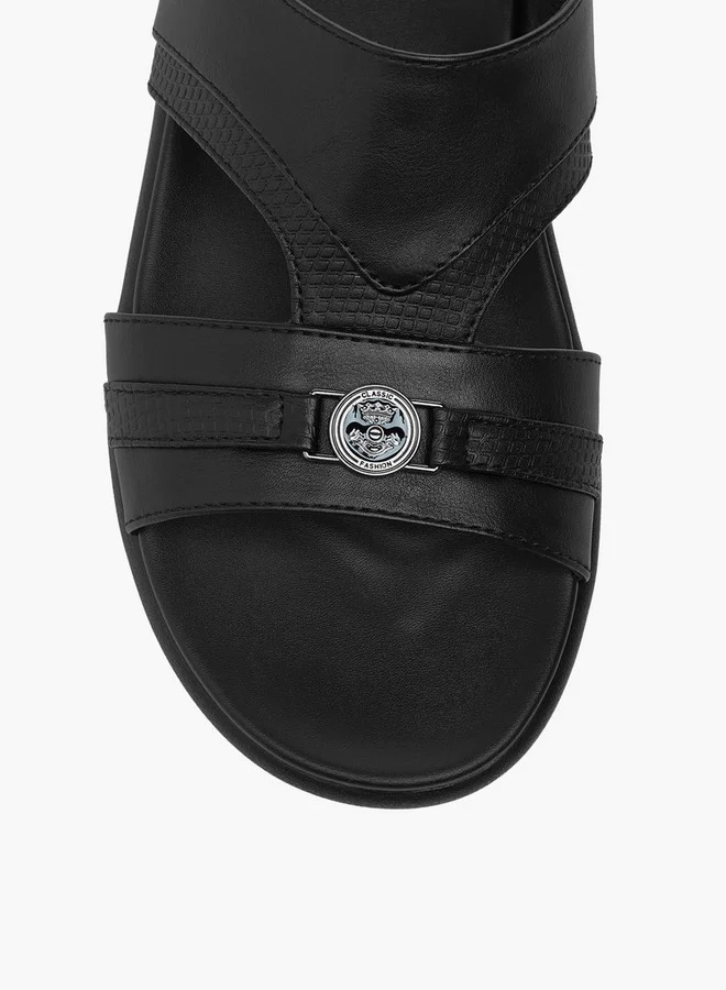 LBL by Shoexpress Textured Arabic Slip-On Sandals