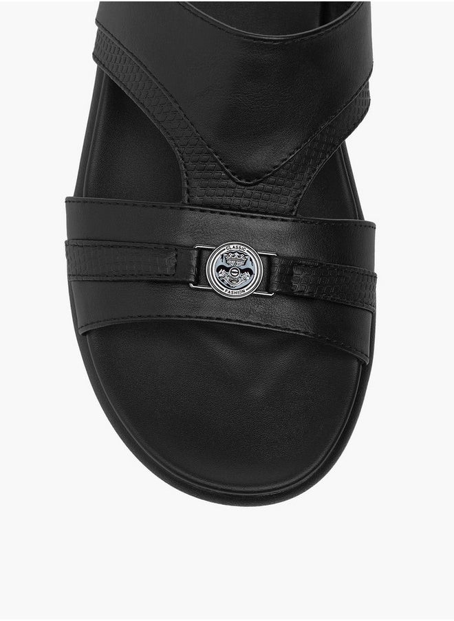LBL by Shoexpress Textured Arabic Slip-On Sandals  - Image 3