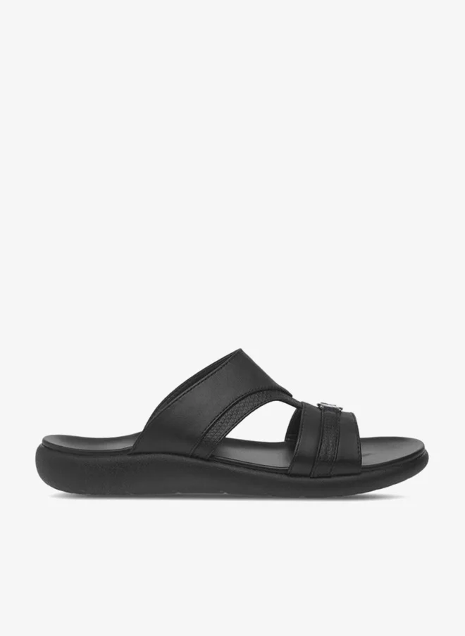 Textured Arabic Slip-On Sandals