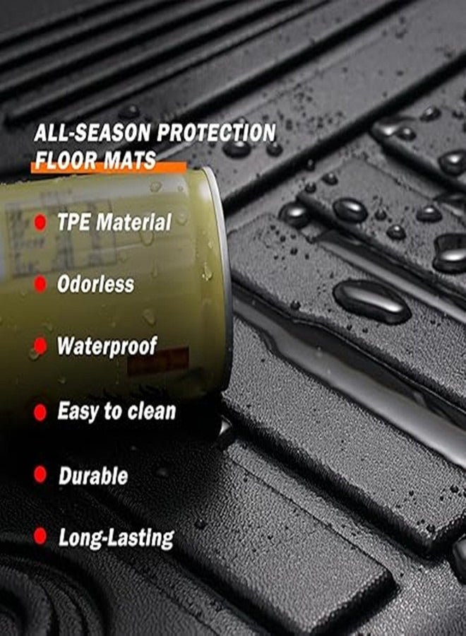 PatroI Y61 Trunk Mat, Heavy-Duty Car Trunk Mat for Patrol Y61 Safari, All-Weather Cargo Liner, Black, Patrol Accessories - Image 4