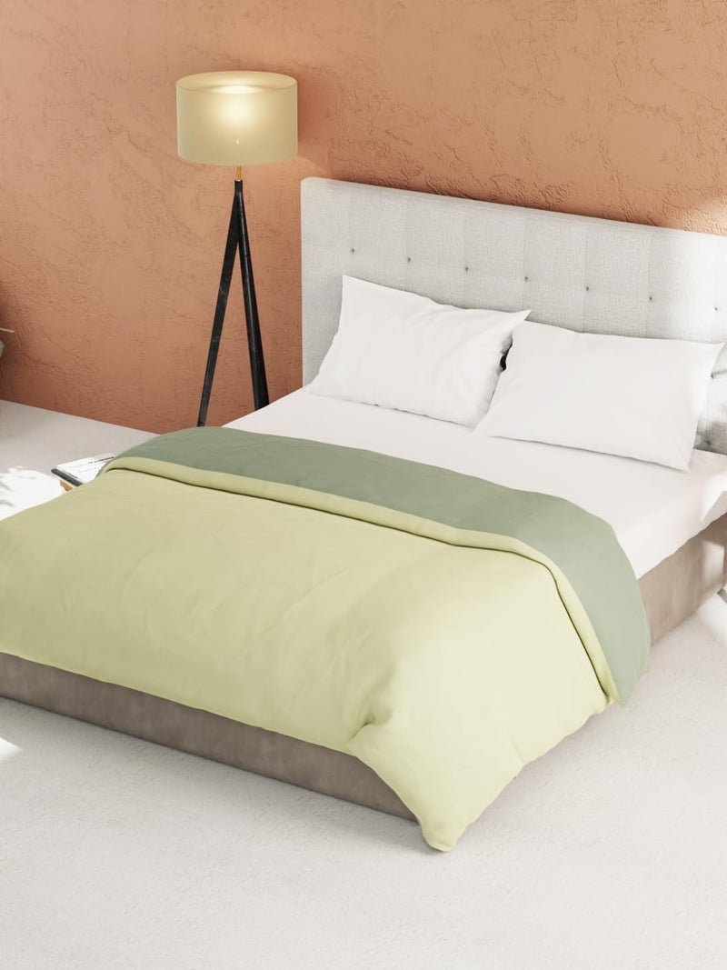 KOPA KOPA by Bianca Ultra Soft Microfiber Reversible Comforter for All Weather -1pc Double (cottslove) Reversible-Olive/sage  - Image 3