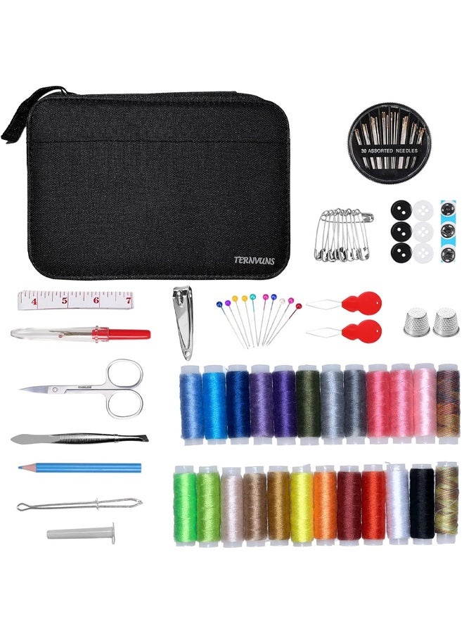 Mini Sewing Kit 98 Pieces Sewing Tools for Beginners, Plus Emergency Sewing Needs - Image 2