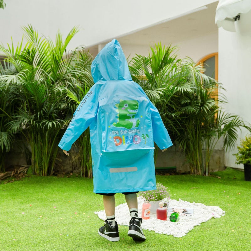 Bulu Tao Kidsren'S Raincoat Boys And Girls 2022 New Kindergarten Primary School Baby Cloak Style Kidsren'S Poncho - Image 4