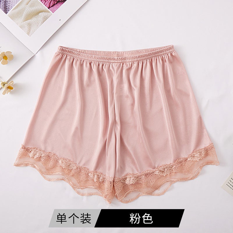 2021 New Womens Safety Shorts Breathable Large Size Watermelon powder-lace 