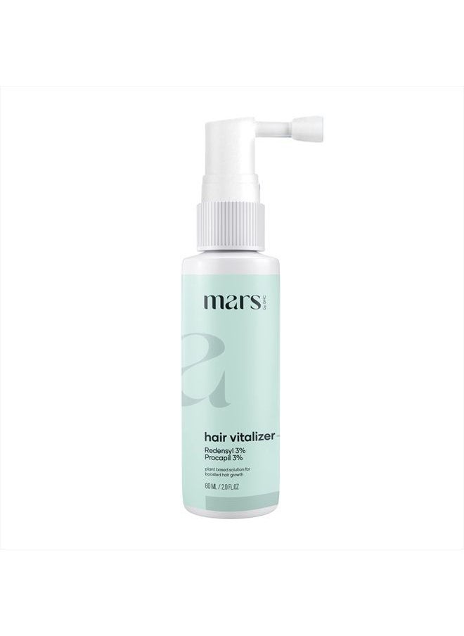 mars by GHC - Hair Growth Serum With Advanced 3% Redensyl & Procapil, Biotin & Saw Palmetto, Hair Fall Control & Growth (60ml) - Image 1