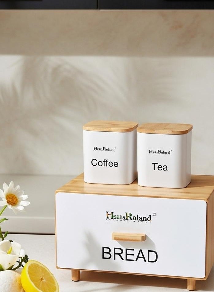 HausRoland Aisha bread box with storage jars - Image 5