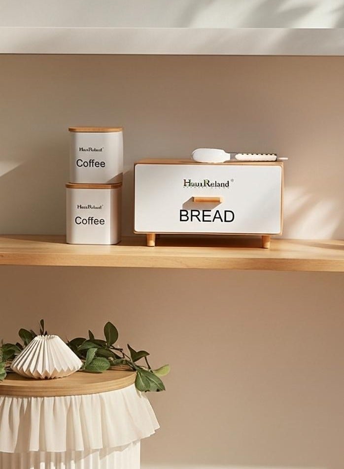 HausRoland Aisha bread box with storage jars - Image 2