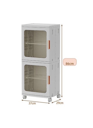2 Layers Clear Folding Storage Boxes with Wheels - pzsku/ZC9E6F2D726B097D0DA80Z/45/_/1697095496/42271cd8-59e9-4005-8a2a-26cc9c399f93
