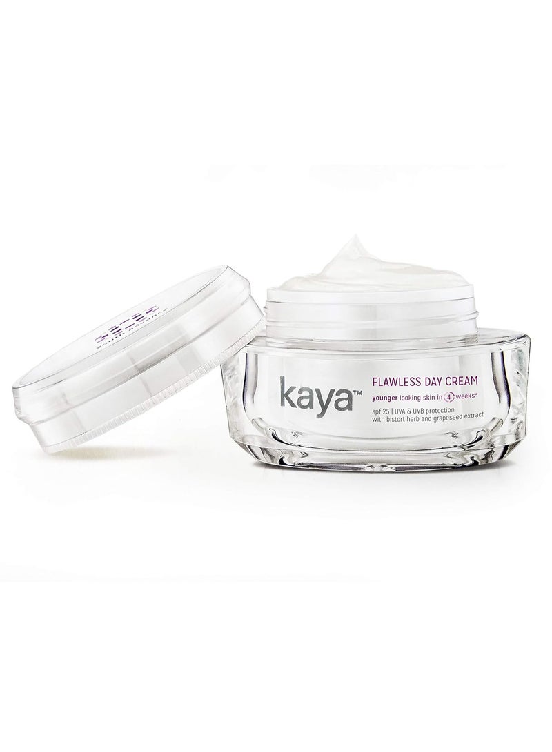Kaya Clinic Flawless Anti-Ageing SPF25 Moisturizer Day Cream Protects Skin From Fine Lines Age Spots 50g - Image 1