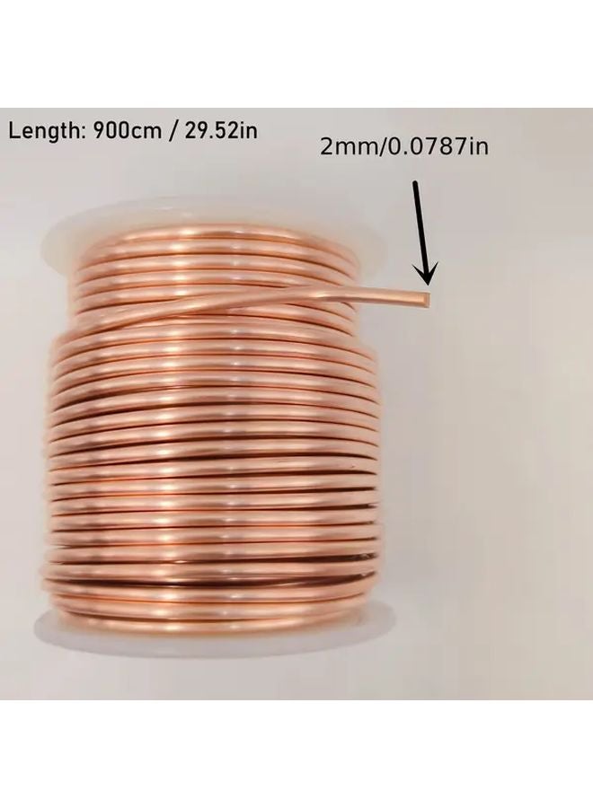 1 Pc 2mm Diameter 32ft Pure Copper Wire Soft Solid for Jewelry Making Electronics - Image 4