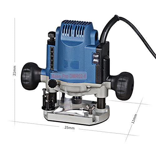 Mass Pro Mass Pro Powerful Wood Working Router Machine 900W23000 RPM Power Rotary Tool 8 mm Rotary Tool  - Image 3