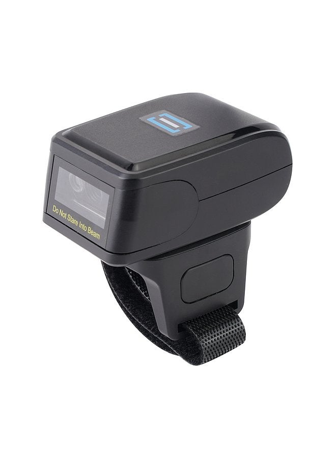 Generic 2D Barcode Scanner Portable Finger Handheld Wearable Ring 1D 2D Bar Code Reader BT+2.4G Wireless and Wired Connection  - Image 1