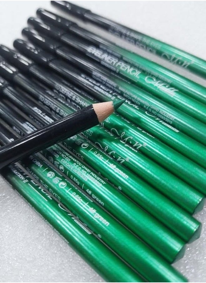 M.N - MMN Eyeliner Pencil for Defining and Shaping Eyes - 1 Piece (Green) - Image 1