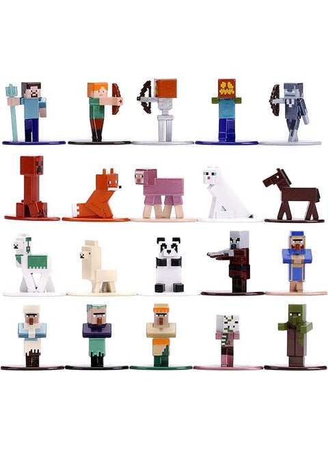 Minecraft Nano Metalfigs 20 Pk W3