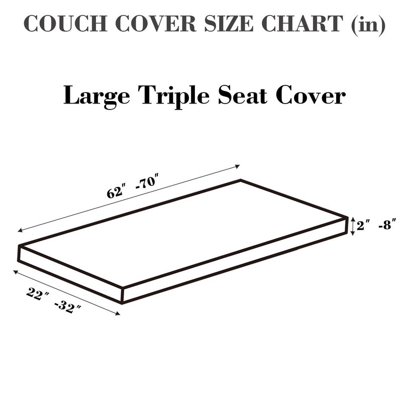 Disayu Couch Covers for 3 Cushion Sofa Pet Friendly Couch Cushion Covers Universal Sofa Covers Washable Stretch Slipcovers for Sectional Sofa (Texture Light Coffee,Large Triple Seat Cover) - Image 2