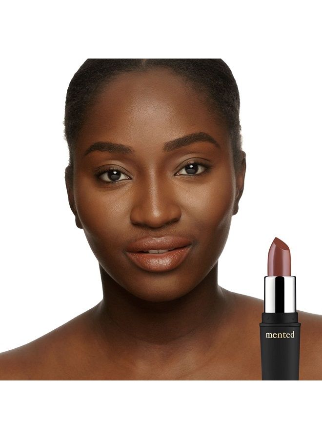 Mented Cosmetics | Semi Matte Nude Lipstick, Foxy Brown | Vegan, Paraben-free, Cruelty-free | Red and Brown, Dark, Long Lasting Lipstick - Image 4