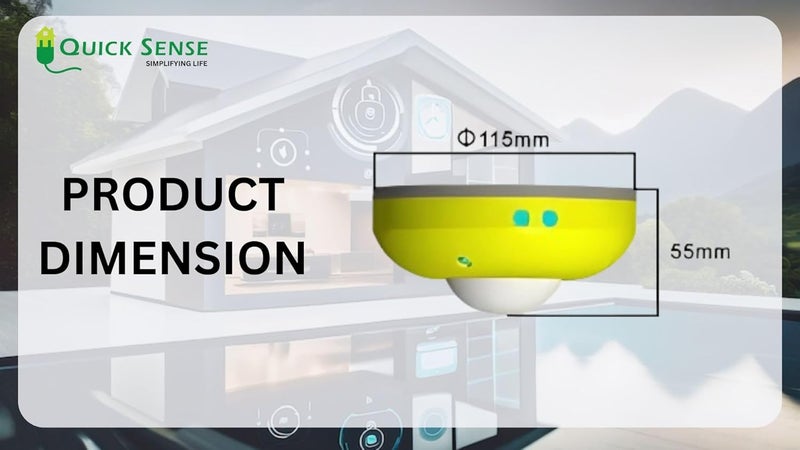 Quick SenseQs07 PIR Motion Sensor 220V inbuilt Energy Saving Device Sensor Switch Automatic on Off Switch LUX Adjustable 360 Degree Door Sensor for Home - Image 5