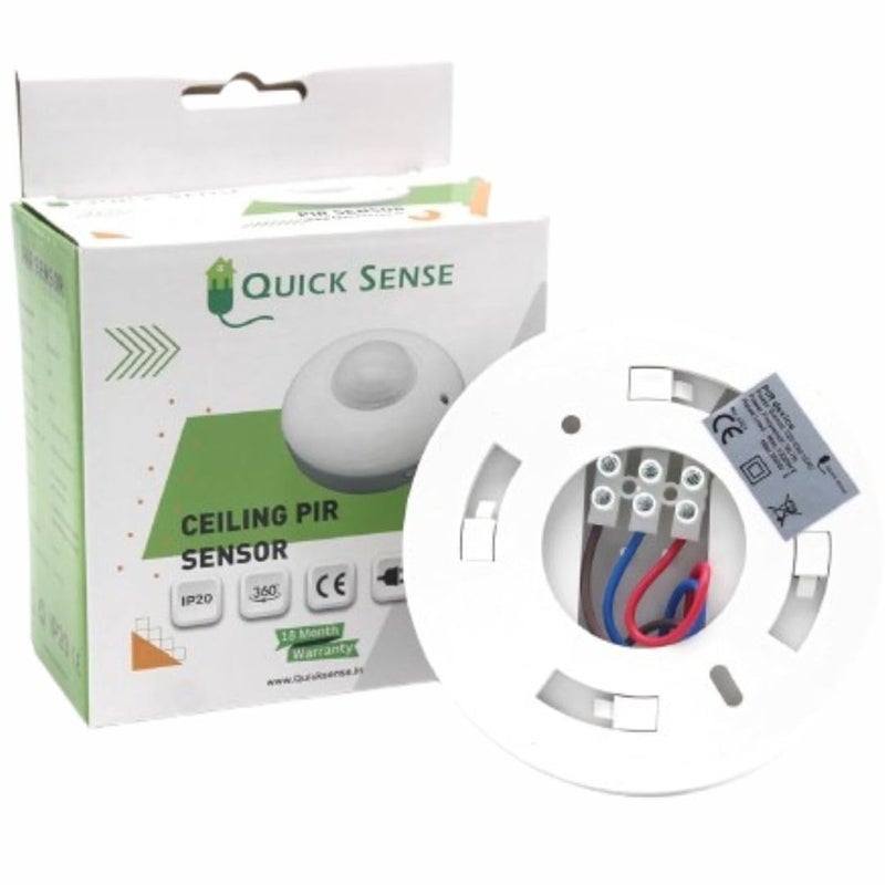 Quick SenseQs07 PIR Motion Sensor 220V inbuilt Energy Saving Device Sensor Switch Automatic on Off Switch LUX Adjustable 360 Degree Door Sensor for Home - Image 2