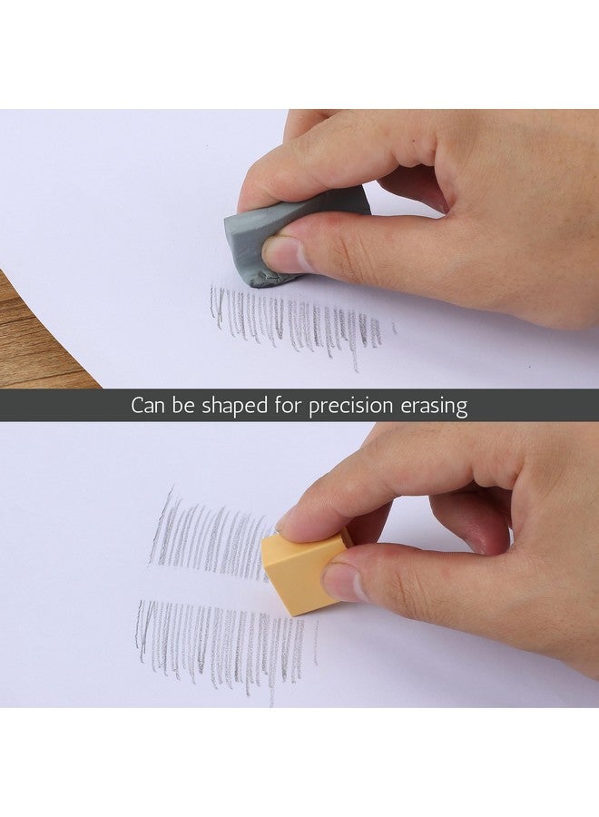 مستر. بين - مجموعة ممحاة فنية، 12 قطعة، ممحاة قلم رصاص، ممحاة فنان، ممحاة فنية، ممحاة رسم، ممحاة أقلام للفنانين، ممحاة رسم للفنانين، ممحاة عجين للفنانين، ممحاة صمغية فنية - Image 4