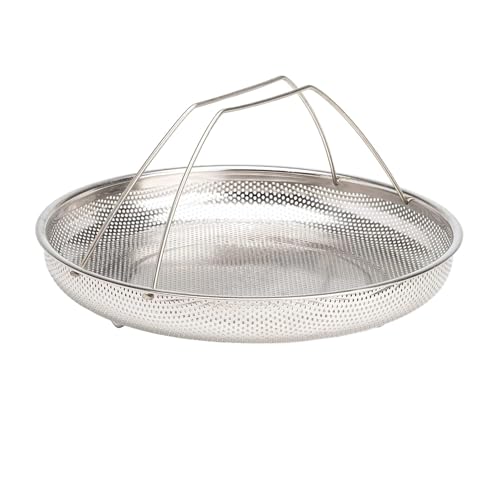 Elvana All-In-One Stainless Steel Pan Steamer Basket – Dishwasher Safe Vegetable Steamer with Full Handle for Easy Use - Image 1