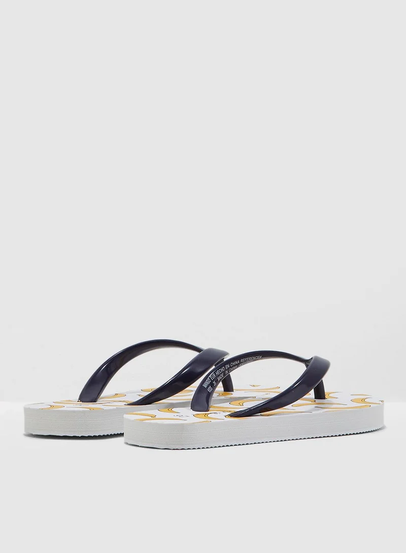 MANGO Youth Banana Print Slyde
