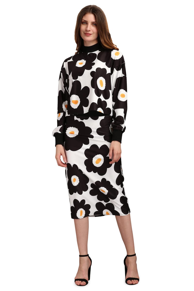 PURVAJA Women's Midi Dress (Maxi-028-Omelette-XXL_White_2XL) - Image 1