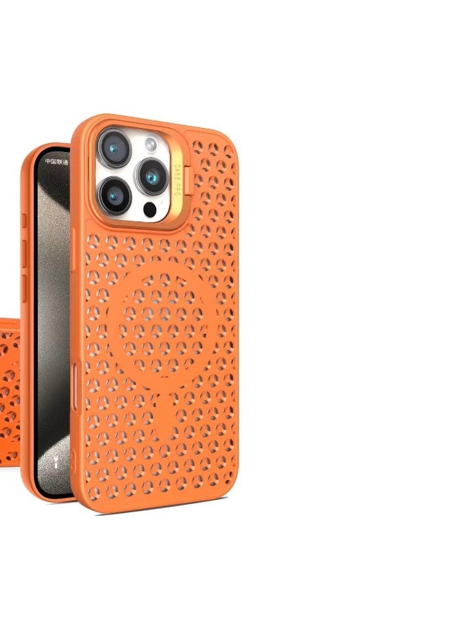 Beauenty Suitable for Apple iphone16 hollow cooling mobile phone case wireless magnetizing suction case.