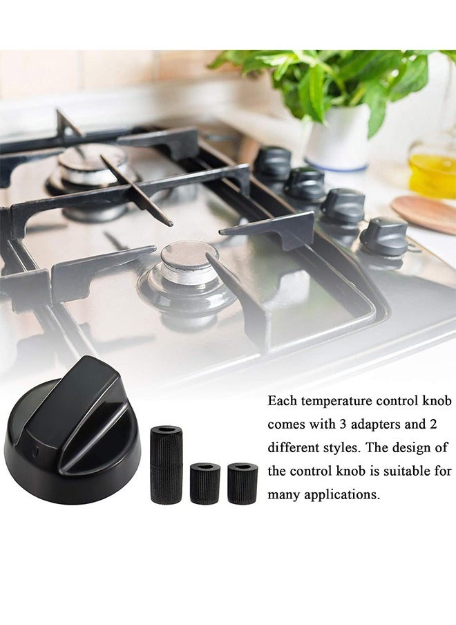 GMORO - 4-Pack Control Knobs with 12 Adapters for Ovens and Stoves - Image 1