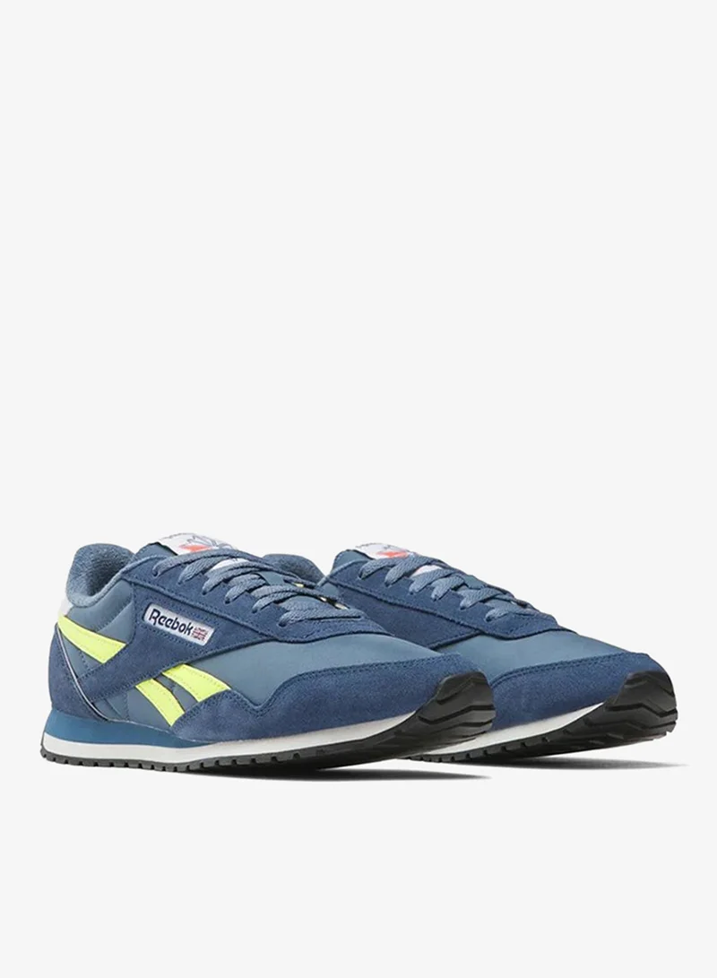 Reebok Shadow/Batik Blue/Solar Acid Yellow Reebok Classic AZ Unisex Shoes  | Best Price UAE