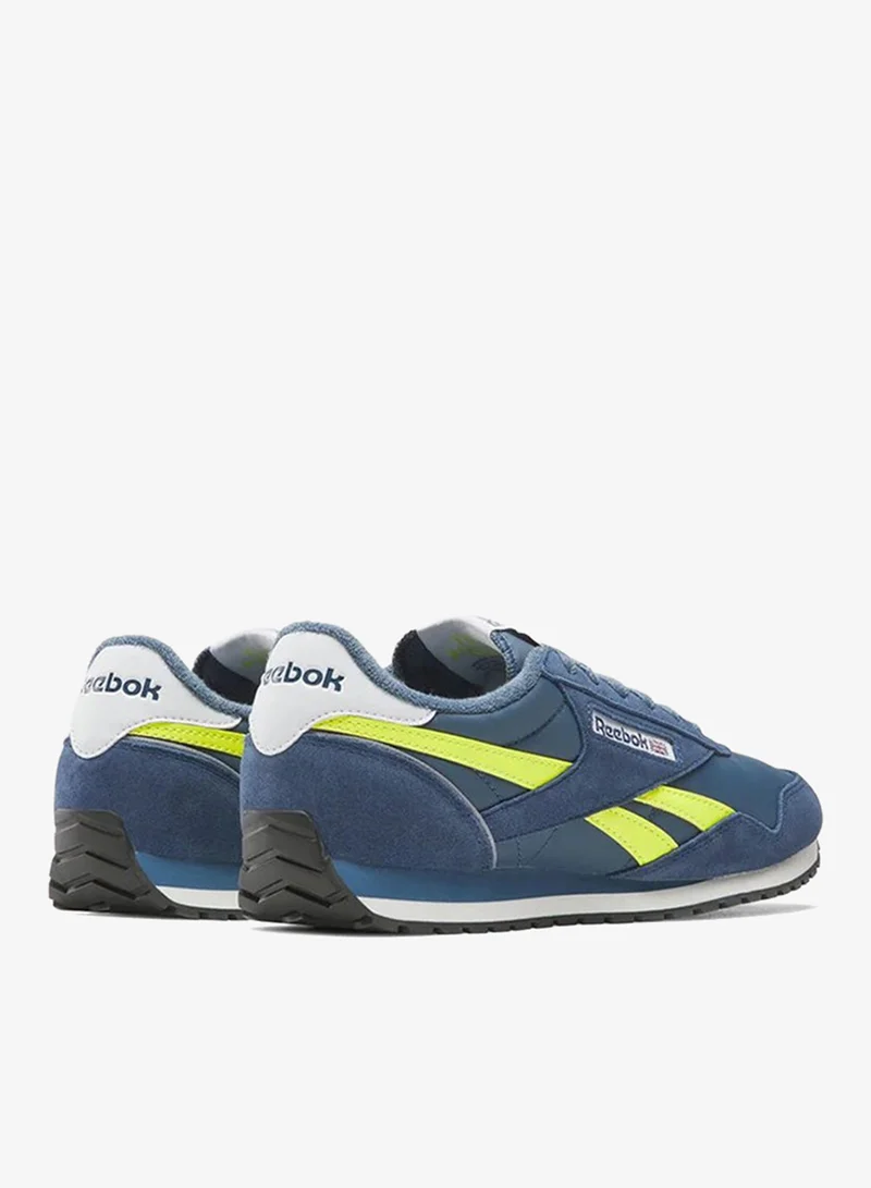 Reebok Shadow/Batik Blue/Solar Acid Yellow Reebok Classic AZ Unisex Shoes  | Best Price UAE