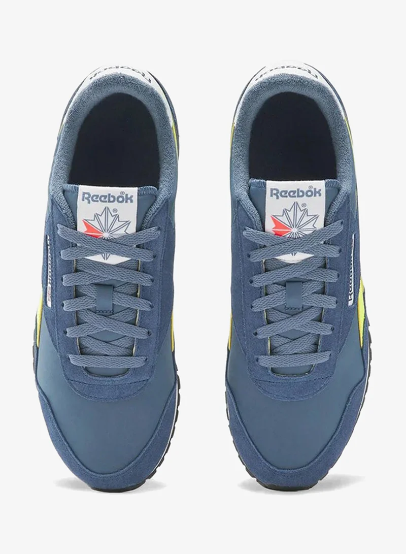 Reebok Shadow/Batik Blue/Solar Acid Yellow Reebok Classic AZ Unisex Shoes  | Best Price UAE